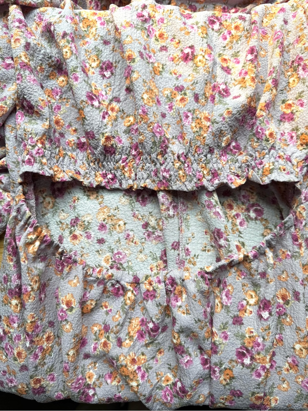 NWT ASTR The Label Purple Floral Midi Size Large - Picture 10 of 12